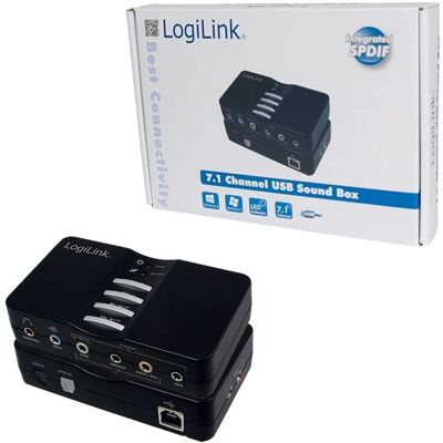 Logilink UA0099 External Sound Card - 7.1 Surround USB 2.0 Logilink UA0099 External Sound Card - 7.1 Surround USB 2.0