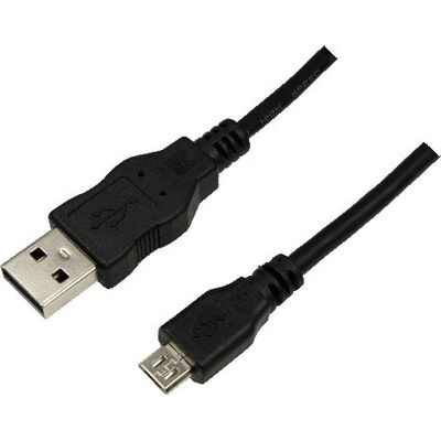 LogiLink USB-kábel - 1,8 m - USB 2.0 - Fekete LogiLink USB-kábel - 1,8 m - USB 2.0 - Fekete