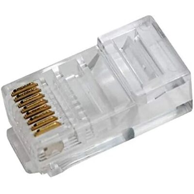 Logilink Ungeschirmter RJ45 Modularstecker - 100 Stück Logilink Ungeschirmter RJ45 Modularstecker - 100 Stück