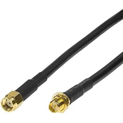 LOGILINK WL0101 - Wireless Antenna Cable - 5M Black LOGILINK WL0101 - Wireless Antenna Cable - 5M Black