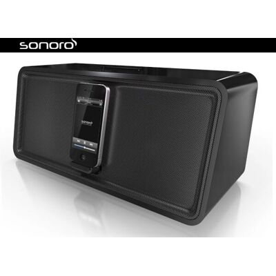 SONORO cuboDock Schwarz - Bluetooth Stereo Dockingstation SONORO cuboDock Schwarz - Bluetooth Stereo Dockingstation