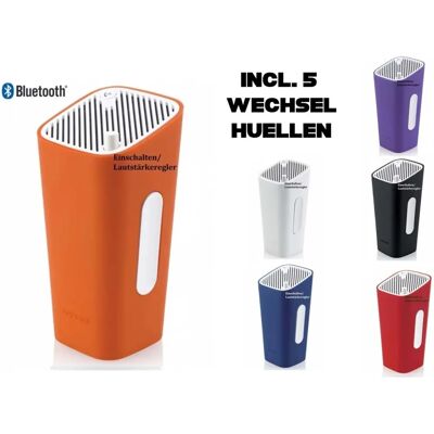 Sonoro GoNewYork Tragbarer Bluetooth-Lautsprecher - Weiß / Grün Sonoro GoNewYork Tragbarer Bluetooth-Lautsprecher - Weiß / Grün