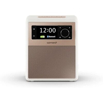 Sonoro Easy Weiß Matt - Tragbares Musiksystem mit FM/DAB+ Sonoro Easy Weiß Matt - Tragbares Musiksystem mit FM/DAB+