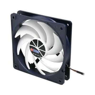 Titan TFD-14025H12ZP/KU(RB) Gehäuselüfter - 140 mm Schwarz/Weiß Titan TFD-14025H12ZP/KU(RB) Gehäuselüfter - 140 mm Schwarz/Weiß