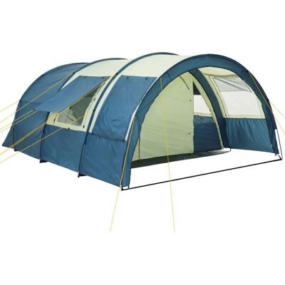 CampFeuer - Zelt Multi 4P - Bleu/Sable - 4 Personnes - Tente - Publicité CampFeuer - Zelt Multi 4P - Bleu/Sable - 4 Personnes - Tente - Publicité