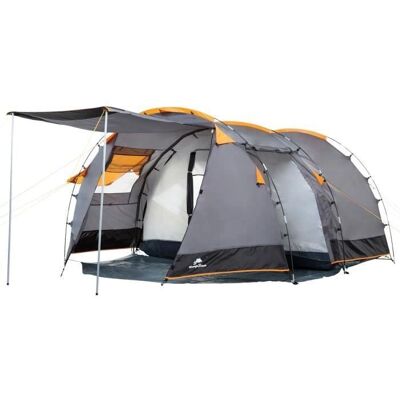 CampFeuer - Zelt Super+ - Gris Noir Orange - Tente tunnel - Publicité CampFeuer - Zelt Super+ - Gris Noir Orange - Tente tunnel - Publicité