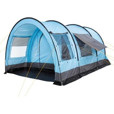 CampFeuer - Relax6 - Bleu clair / Gris - 6 Personnes - Tente - Publicité CampFeuer - Relax6 - Bleu clair / Gris - 6 Personnes - Tente - Publicité