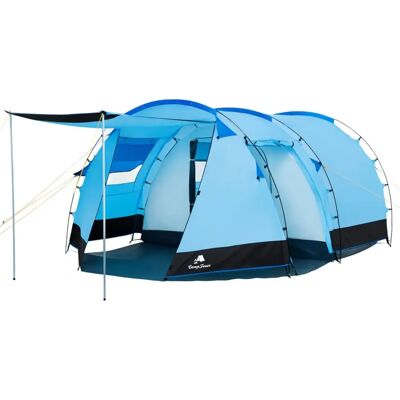 CampFeuer - Zelt Super+ 4P - Bleu/Noir - 4 Personnes - Tent - Publicité CampFeuer - Zelt Super+ 4P - Bleu/Noir - 4 Personnes - Tent - Publicité