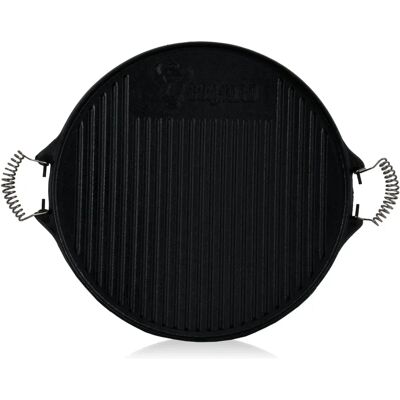 BBQ-Toro Gusseisen umkehrbare Grillplatte - 42cm - Grilltyp BBQ-Toro Gusseisen umkehrbare Grillplatte - 42cm - Grilltyp