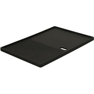 BBQ-Toro Piastra in ghisa reversibile - 39x26,5cm, smaltata BBQ-Toro Piastra in ghisa reversibile - 39x26,5cm, smaltata