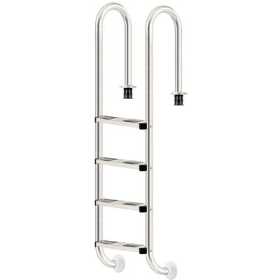 Zelsius Edelstahl Poolleiter - 4 Stufen - 50,2x36,5x183 cm Zelsius Edelstahl Poolleiter - 4 Stufen - 50,2x36,5x183 cm