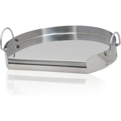 Marca Modello Piastra da Griglia in Acciaio Inox Ø 55 cm per Griglia da 57 cm - Perfetta per grigliare e friggere Marca Modello Piastra da Griglia in Acciaio Inox Ø 55 cm per Griglia da 57 cm - Perfetta per grigliare e friggere