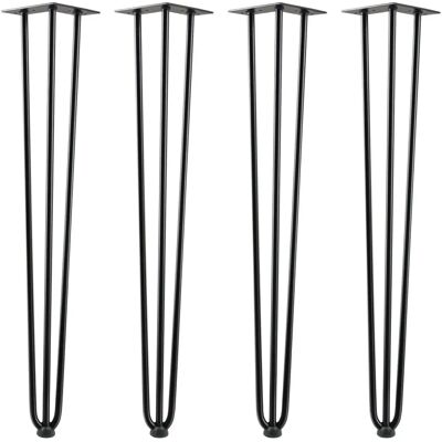 Zelsius 71cm Schwarze Stahl Hairpin Beine - Tischtyp Zelsius 71cm Schwarze Stahl Hairpin Beine - Tischtyp