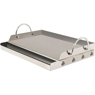 BBQ-Toro Edelstahl Grillplatte 64 x 40,5 cm für Weber Grill BBQ-Toro Edelstahl Grillplatte 64 x 40,5 cm für Weber Grill