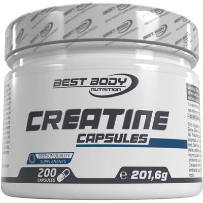 Best Body Nutrition Kreatin Kapszulák - 200 db - Támogatja a magas intenzitású edzést Best Body Nutrition Kreatin Kapszulák - 200 db - Támogatja a magas intenzitású edzést