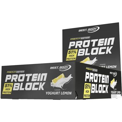 Best Body Nutrition Hardcore Protein Block - Citrom Joghurt - 15 szelet Best Body Nutrition Hardcore Protein Block - Citrom Joghurt - 15 szelet