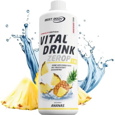 Best Body Nutrition Vital Drink Ananász - Sportital koncentrátum 1000ml Best Body Nutrition Vital Drink Ananász - Sportital koncentrátum 1000ml