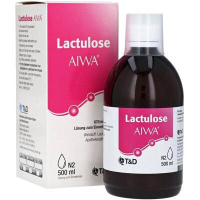 AIWA Lactulose 670 mg/ml Lösung – Verstopfung & Leberbehandlung AIWA Lactulose 670 mg/ml Lösung – Verstopfung & Leberbehandlung
