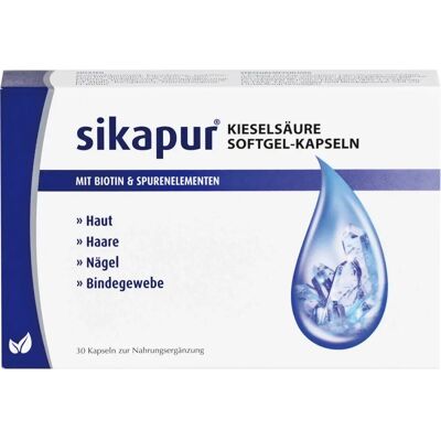 Hübner Sikapur Kieselsäure Biotin Softgel - Nahrungsergänzung Hübner Sikapur Kieselsäure Biotin Softgel - Nahrungsergänzung
