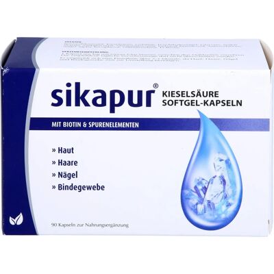 Hübner Naturarzneimittel GmbH Sikapur Kieselsäure Biotin Softgel-Kapseln - Nahrungsergänzungsmittel Hübner Naturarzneimittel GmbH Sikapur Kieselsäure Biotin Softgel-Kapseln - Nahrungsergänzungsmittel