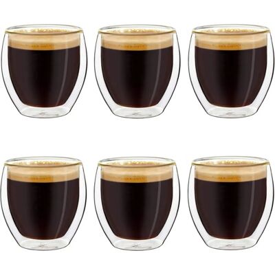 Creano Copo térmico de duplo parede para espresso - Estilo 1 Creano Copo térmico de duplo parede para espresso - Estilo 1