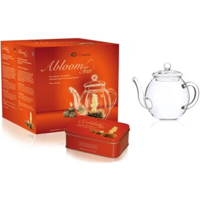 Conjunto de Presente de Chá Branco Creano - Chás em Flor Conjunto de Presente de Chá Branco Creano - Chás em Flor