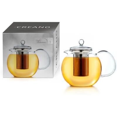 Chaleira de Vidro Creano 0,85L - Resistente ao Calor, Feita à Mão Chaleira de Vidro Creano 0,85L - Resistente ao Calor, Feita à Mão