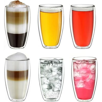Creano Copo Térmico de Parede Dupla - 400ml - Isolamento para Bebidas Quentes e Frias Creano Copo Térmico de Parede Dupla - 400ml - Isolamento para Bebidas Quentes e Frias