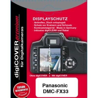 Protecteur d'Écran DigiCover N1550 Panasonic DMC-FX33 - Protecteur d'Écran Protecteur d'Écran DigiCover N1550 Panasonic DMC-FX33 - Protecteur d'Écran