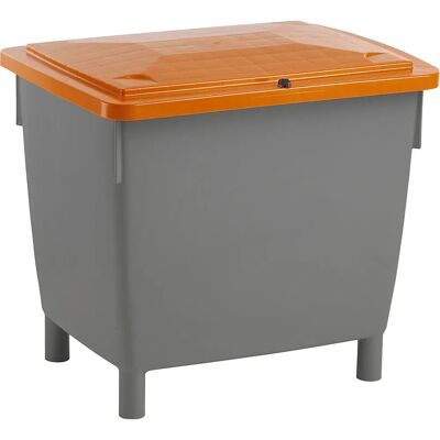 Kaiserkraft Rechteckiger Lagerbehälter - 210L - Basaltgrau/Orange Kaiserkraft Rechteckiger Lagerbehälter - 210L - Basaltgrau/Orange
