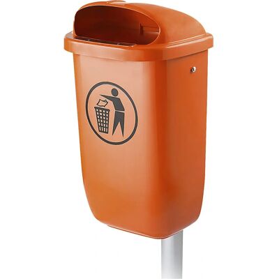 Kaiserkraft Contenitore Rifiuti in Plastica con Palo - 50L Kaiserkraft Contenitore Rifiuti in Plastica con Palo - 50L