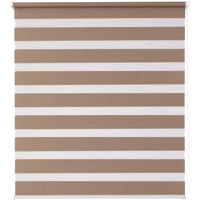 K-HOME - Ancona - 150x90 cm - braun - Double Roller Blinds K-HOME - Ancona - 150x90 cm - braun - Double Roller Blinds