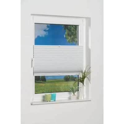 K-HOME Siena Weiß Plissees - 70cm x 210cm - Plissees ohne Bohren K-HOME Siena Weiß Plissees - 70cm x 210cm - Plissees ohne Bohren