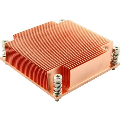 Dissipatore CPU in Rame Inter-Tech G-129 - LGA1366 - 1U Dissipatore CPU in Rame Inter-Tech G-129 - LGA1366 - 1U