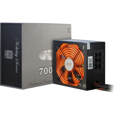Inter-Tech Coba Nitrox Nobility CN-700 NS Netzteil - 700 W - Schwarz, Orange Inter-Tech Coba Nitrox Nobility CN-700 NS Netzteil - 700 W - Schwarz, Orange
