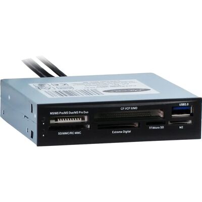 Inter-Tech CI-01 Kartenleser - USB 3.2 Gen 1 - Schwarz - Unterstützt CF, SD, MicroSD Inter-Tech CI-01 Kartenleser - USB 3.2 Gen 1 - Schwarz - Unterstützt CF, SD, MicroSD