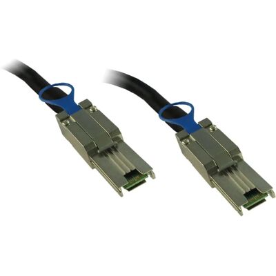 Inter-Tech Schwarzes 1m Externes SAS-Kabel - SFF-8088 - 6Gbit/s Inter-Tech Schwarzes 1m Externes SAS-Kabel - SFF-8088 - 6Gbit/s