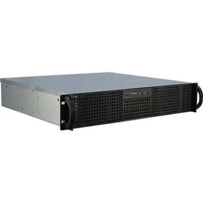 Inter-Tech 2U-20240 Rack-serverkasse - Understøtter ATX, microATX, Mini-ITX - 8 HDDs - Stål Inter-Tech 2U-20240 Rack-serverkasse - Understøtter ATX, microATX, Mini-ITX - 8 HDDs - Stål