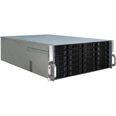 Inter-Tech 4U-4424 Rack - ATX, Noir, Argent - Publicité Inter-Tech 4U-4424 Rack - ATX, Noir, Argent - Publicité