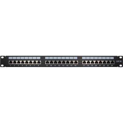 Inter-Tech Pannello patch 19'' Cat.5e STP - 24 porte Inter-Tech Pannello patch 19'' Cat.5e STP - 24 porte