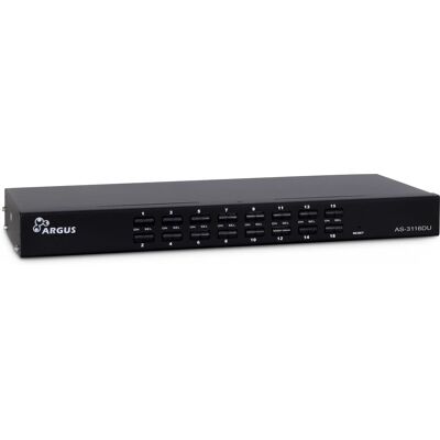 Inter-Tech KVM AS-3116DU Switch VGA - Montaggio rack Inter-Tech KVM AS-3116DU Switch VGA - Montaggio rack