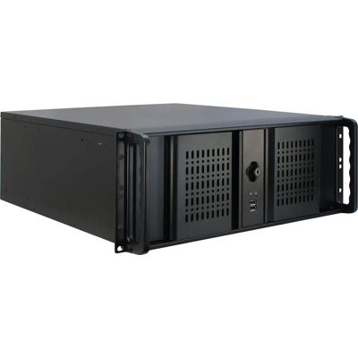 Inter-Tech 4U-4098-S Rack - Fekete - 4U - ATX - USB Inter-Tech 4U-4098-S Rack - Fekete - 4U - ATX - USB