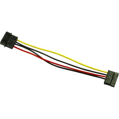 Inter-Tech 88885306 Stromkabel - 0,15m Molex zu SATA Adapter Inter-Tech 88885306 Stromkabel - 0,15m Molex zu SATA Adapter