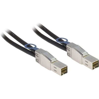 Inter-Tech Külső SAS kábel - 12 Gbps - 36-pines Mini SAS HD - 1m Inter-Tech Külső SAS kábel - 12 Gbps - 36-pines Mini SAS HD - 1m