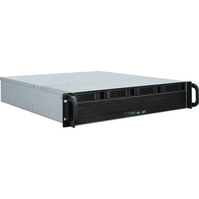Inter-Tech IPC 2U-2404L Rackmontage - Micro-ATX - Hot-Swap - Acciaio - No PSU - 2U Inter-Tech IPC 2U-2404L Rackmontage - Micro-ATX - Hot-Swap - Acciaio - No PSU - 2U