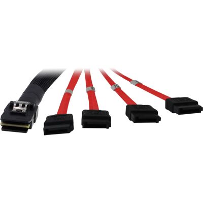 Inter-Tech SFF 8087 - 4 x SATA - 1m Schwarz Inter-Tech SFF 8087 - 4 x SATA - 1m Schwarz