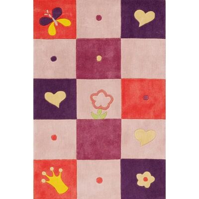BÖING CARPET - Kids 1366 - Lila/Bunt - 80 cm x 150 cm - Teppich BÖING CARPET - Kids 1366 - Lila/Bunt - 80 cm x 150 cm - Teppich