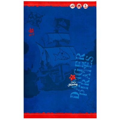 CAPT`N SHARKY - SH-311 - rot/blau - 100x160 cm - Kinderteppich CAPT`N SHARKY - SH-311 - rot/blau - 100x160 cm - Kinderteppich