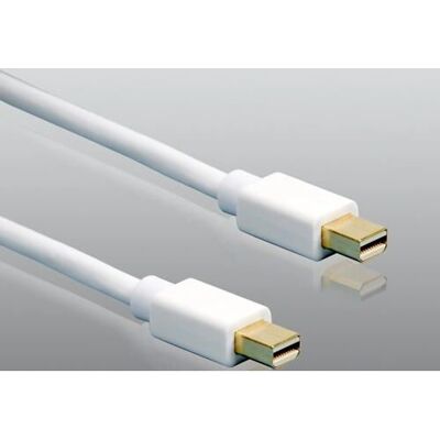 HDSUPPLY Mini DisplayPort Cable - 3m, White, Full HD Support HDSUPPLY Mini DisplayPort Cable - 3m, White, Full HD Support