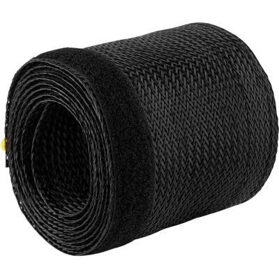 PureMounts Polyester Kabelschlauch - 180cm, Bis zu 85mm Durchmesser - Schwarz - Kabelmanagement PureMounts Polyester Kabelschlauch - 180cm, Bis zu 85mm Durchmesser - Schwarz - Kabelmanagement